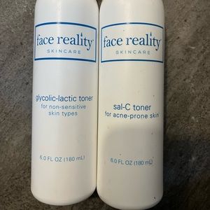brand new set of face reality toners unopened